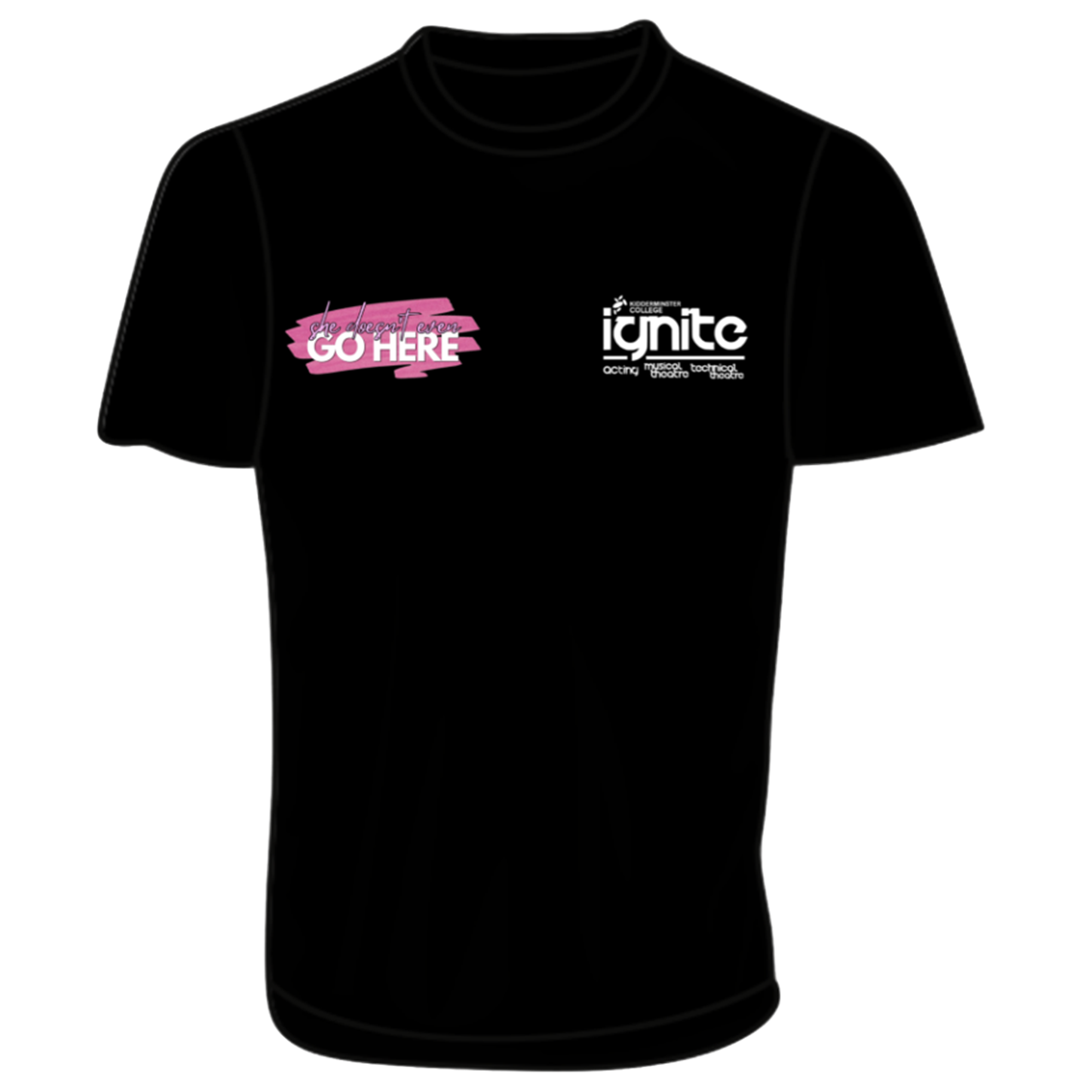 Kidderminster College - Ignite A.M.T Mean Girls - Black T-Shirt