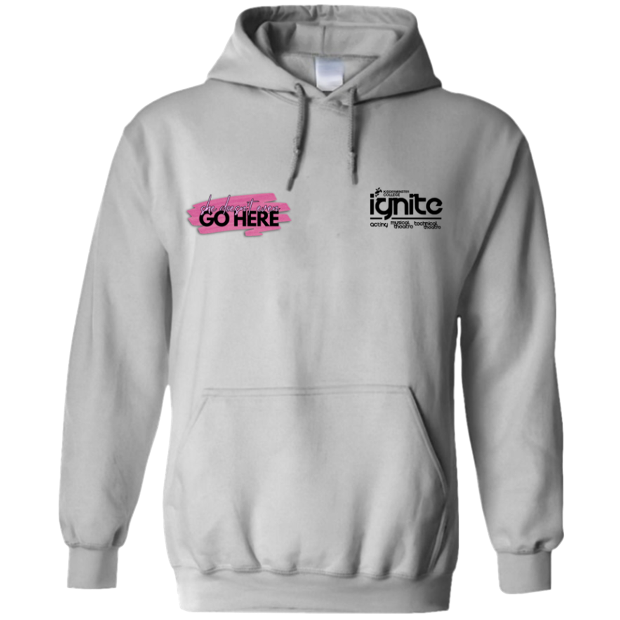 Kidderminster College - Ignite A.M.T Mean Girls - Heather Grey Hoodie