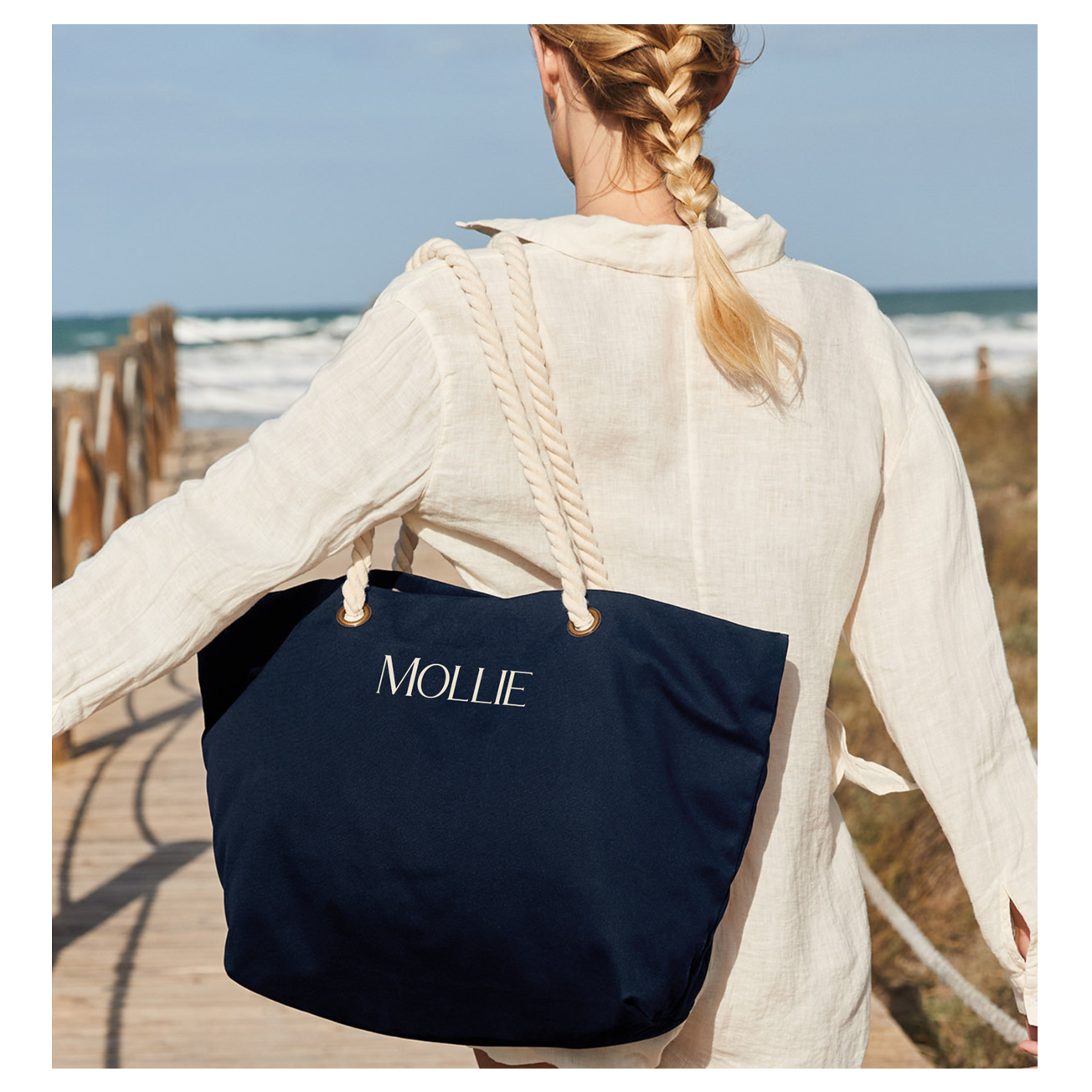 Personalised Beach Bag Set