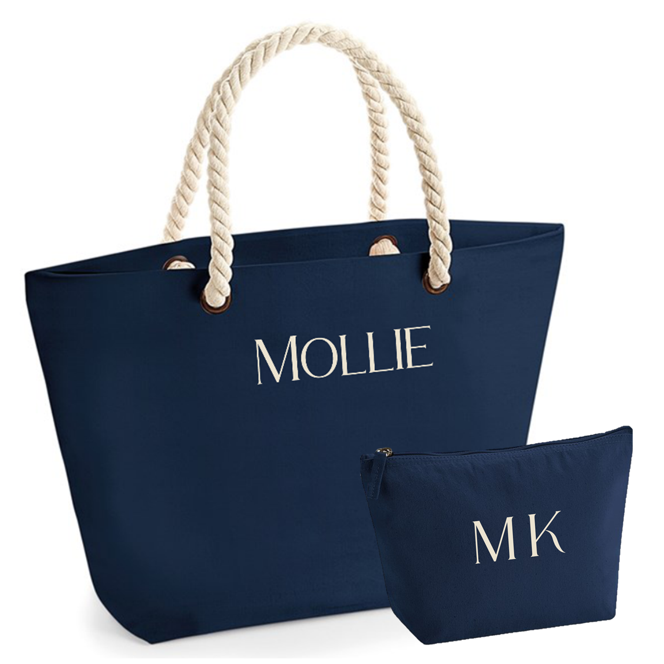 Personalised Beach Bag Set