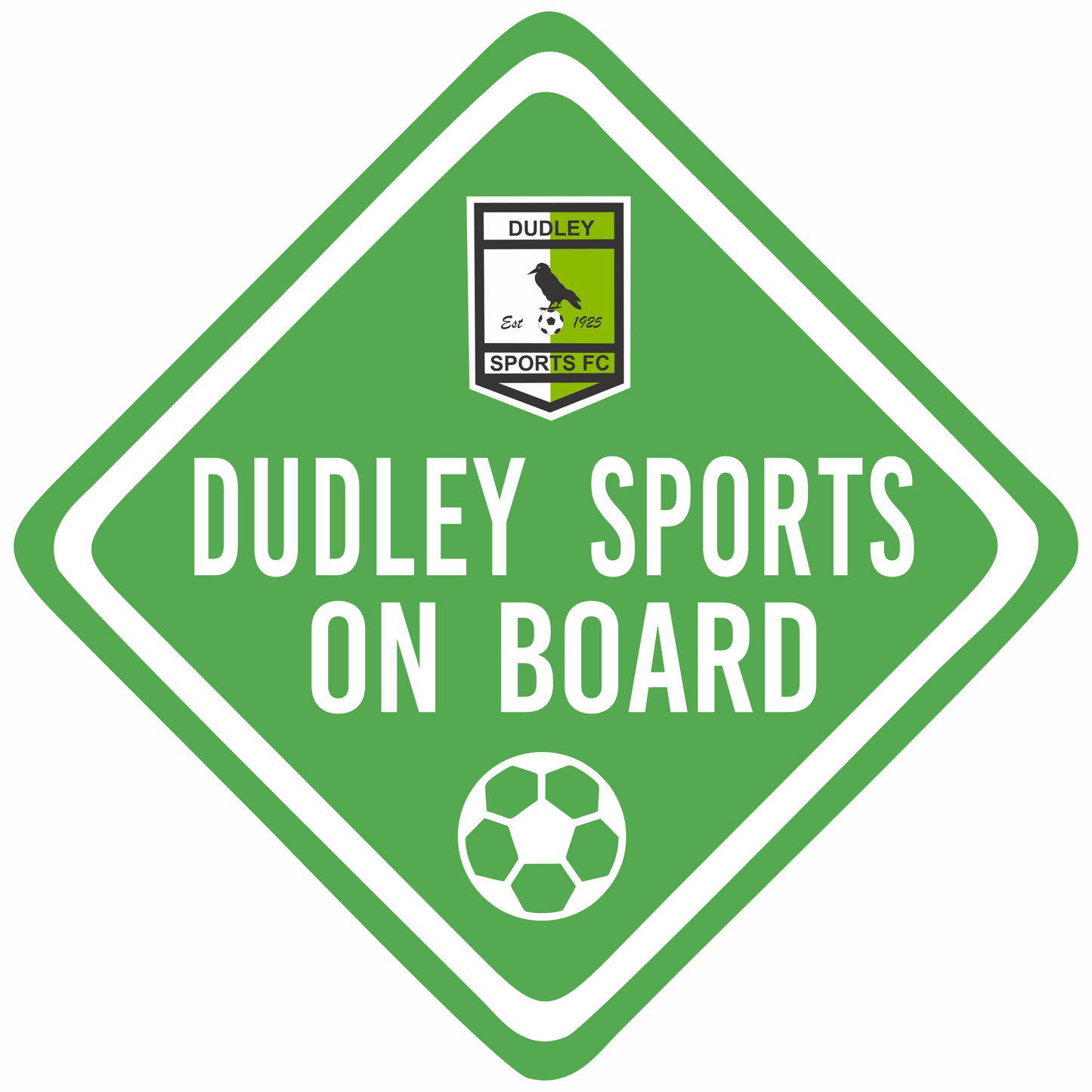 Dudley Sports FC Car Window Sticker