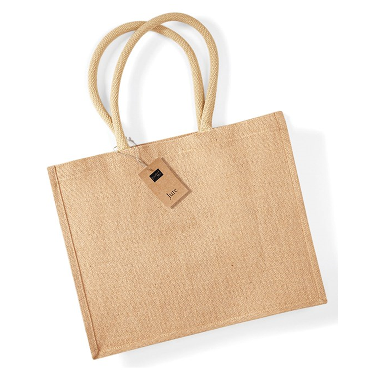 Personalised Text Jute Gift Bag