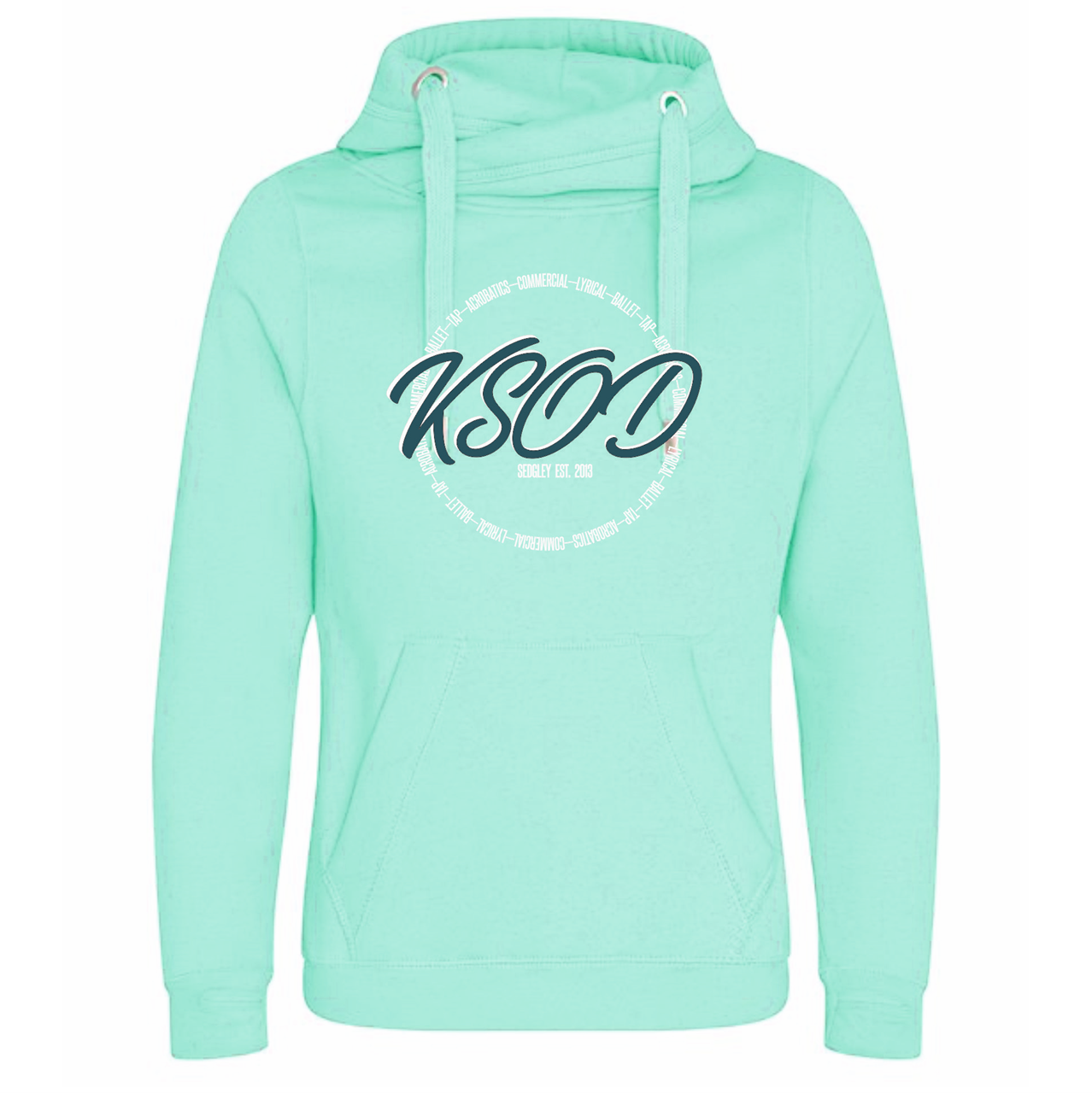 KSOD - Senior Cross Over Hoodie - Peppermint