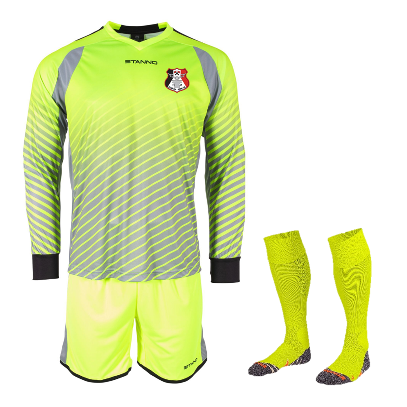 Cradley Town FC Goalkeeper Kit Junior The Sports Shop Custom