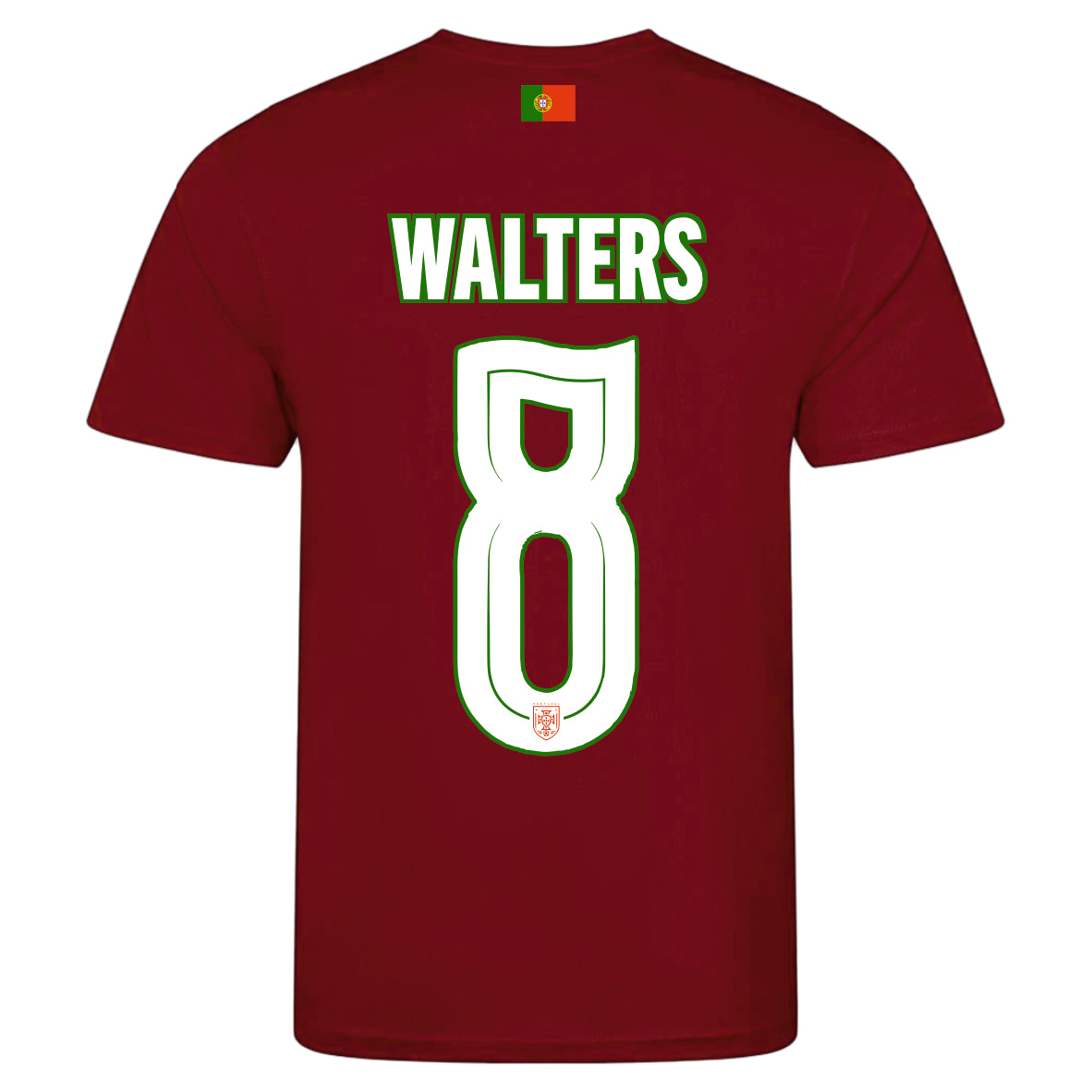 Portugal World Cup Supporter T-Shirt – Personalised Name & Number Included