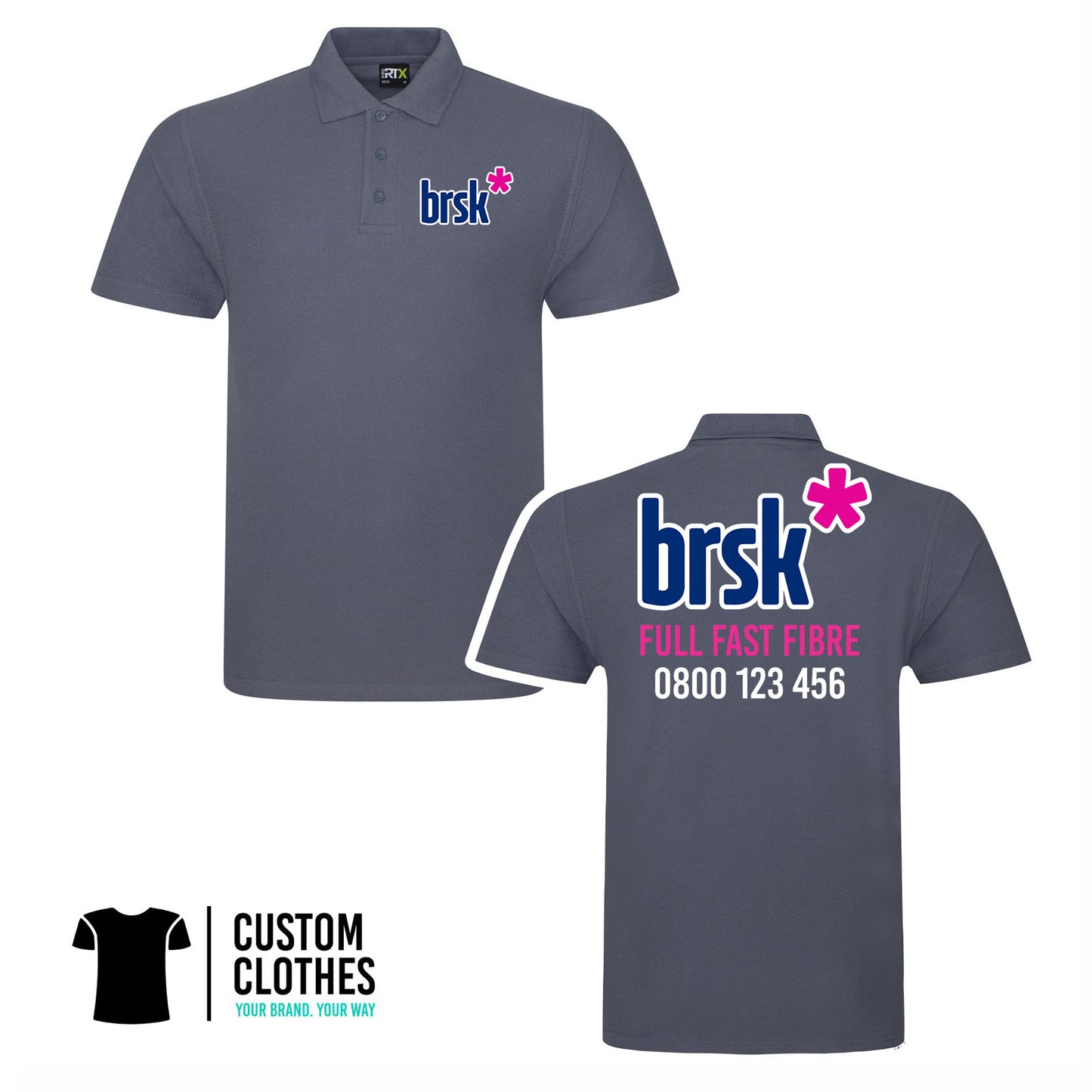 Builder Bob - RX101 Polo - Printed Left Chest