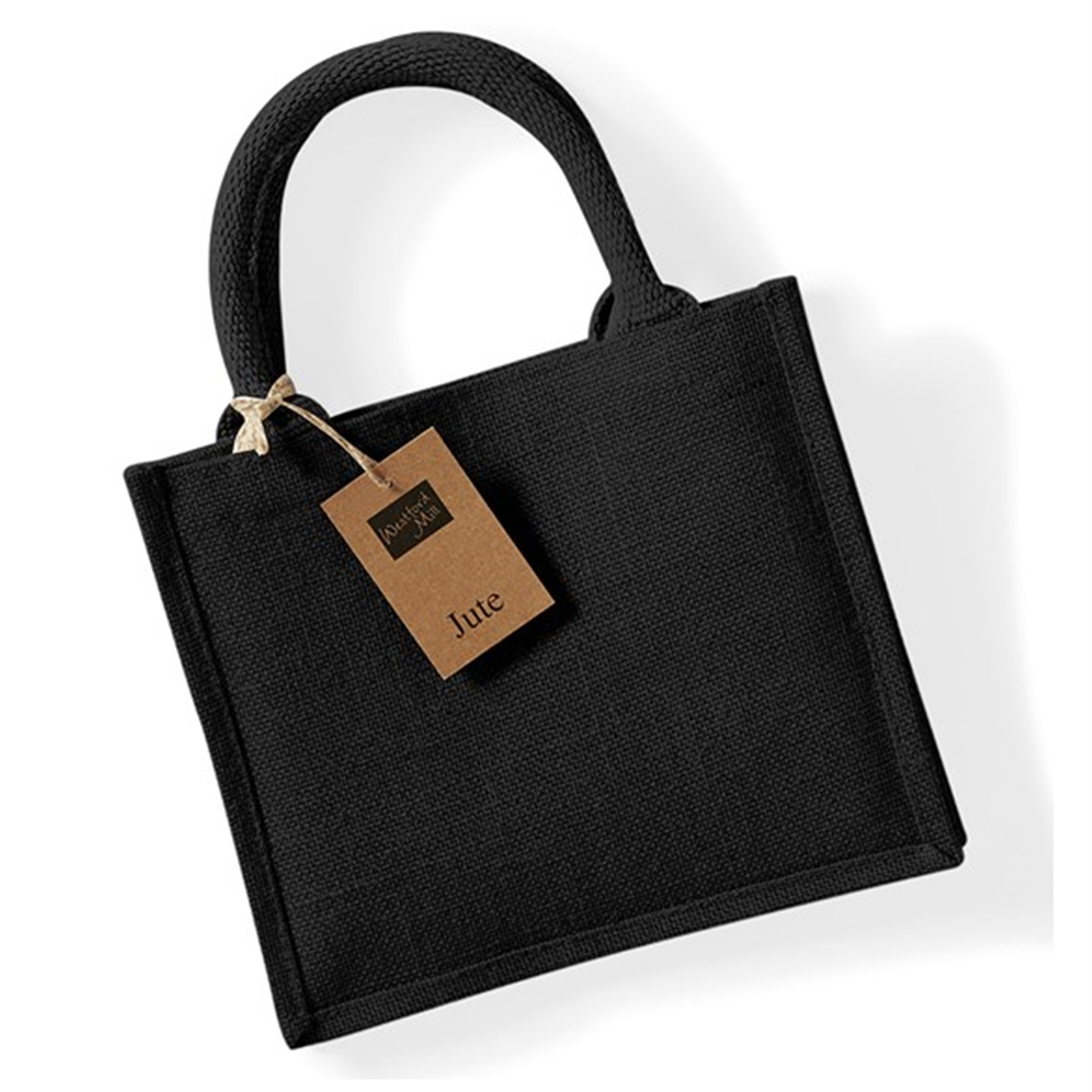 Personalised Initial Jute Mini Gift Bag