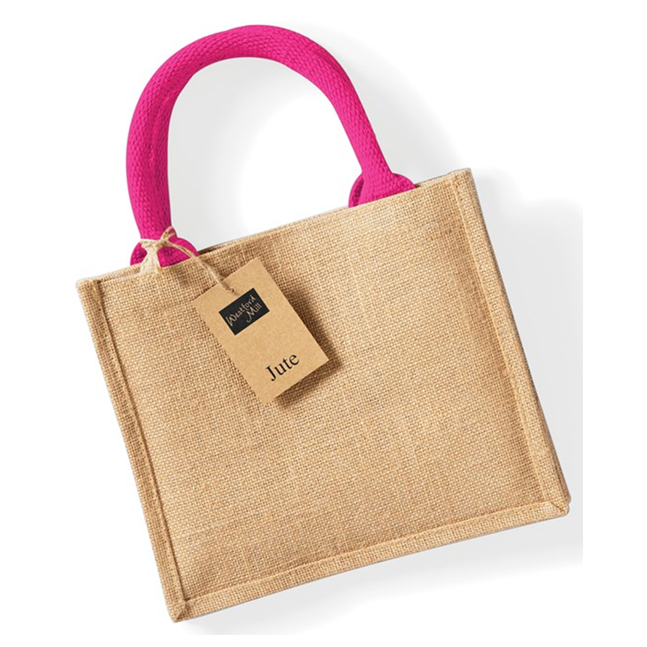 Personalised Text Jute Mini Gift Bag