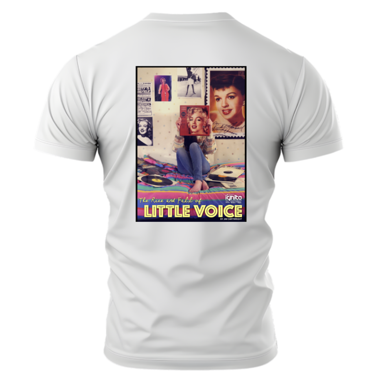 Kidderminster College - Ignite A.M.T Little Voice - White T-Shirt