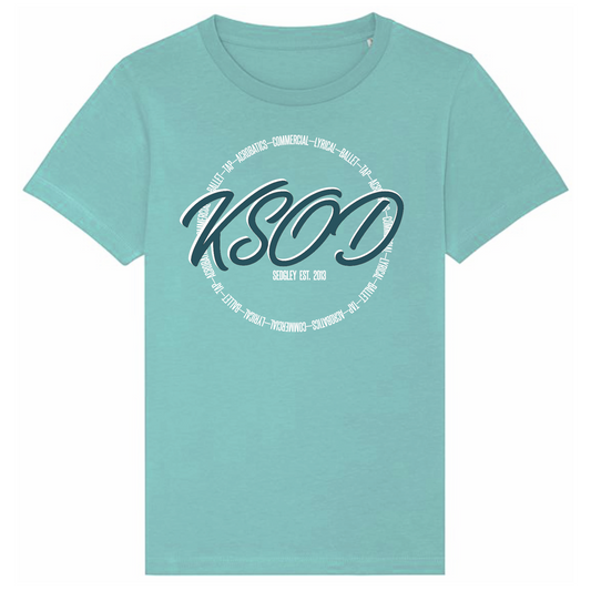 KSOD - Junior T-Shirt - Teal Monstera
