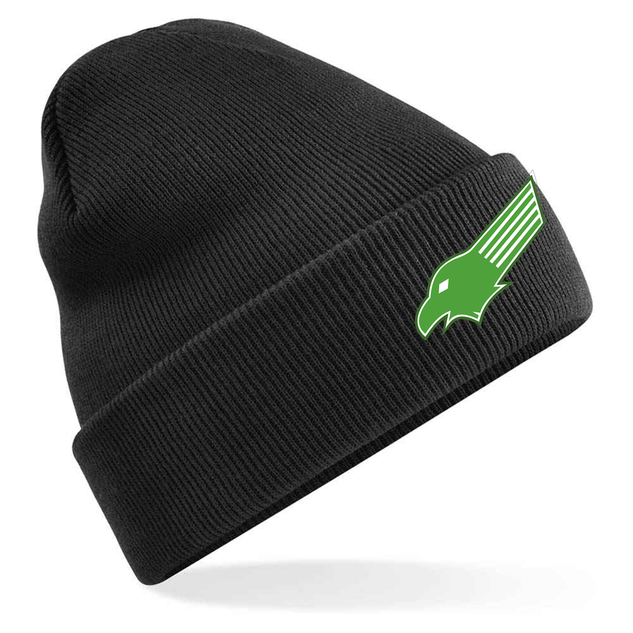 Black top eagles beanie