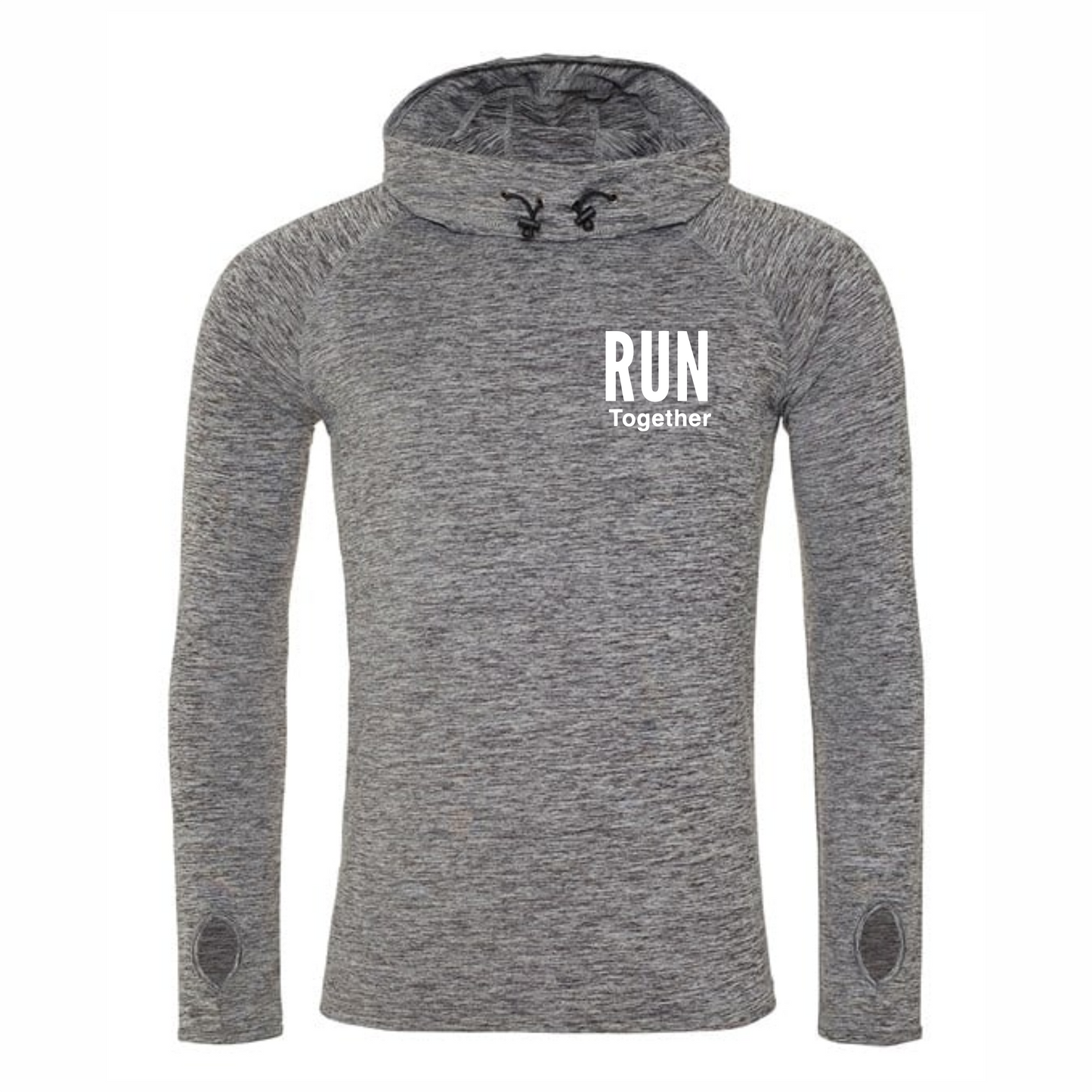 Run Together Unisex Cowl Neck Top