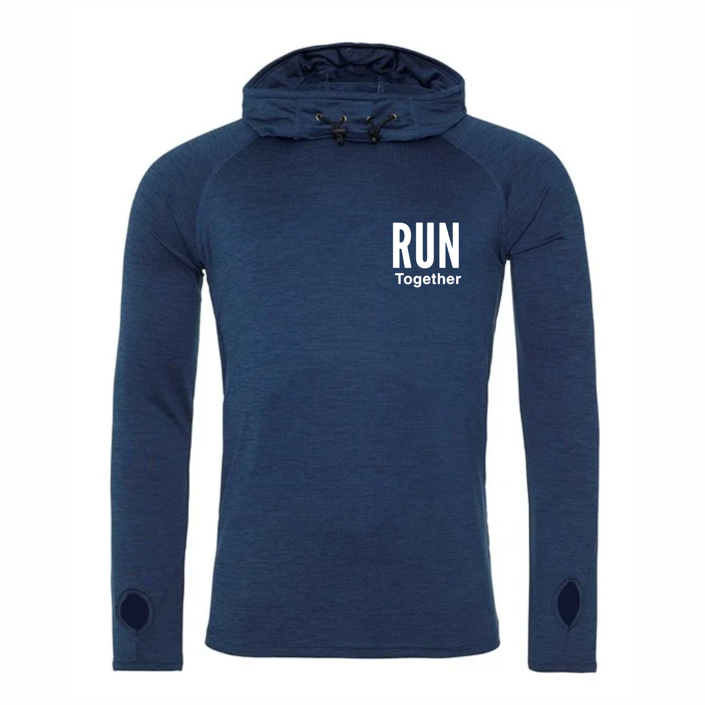 Run Together Unisex Cowl Neck Top