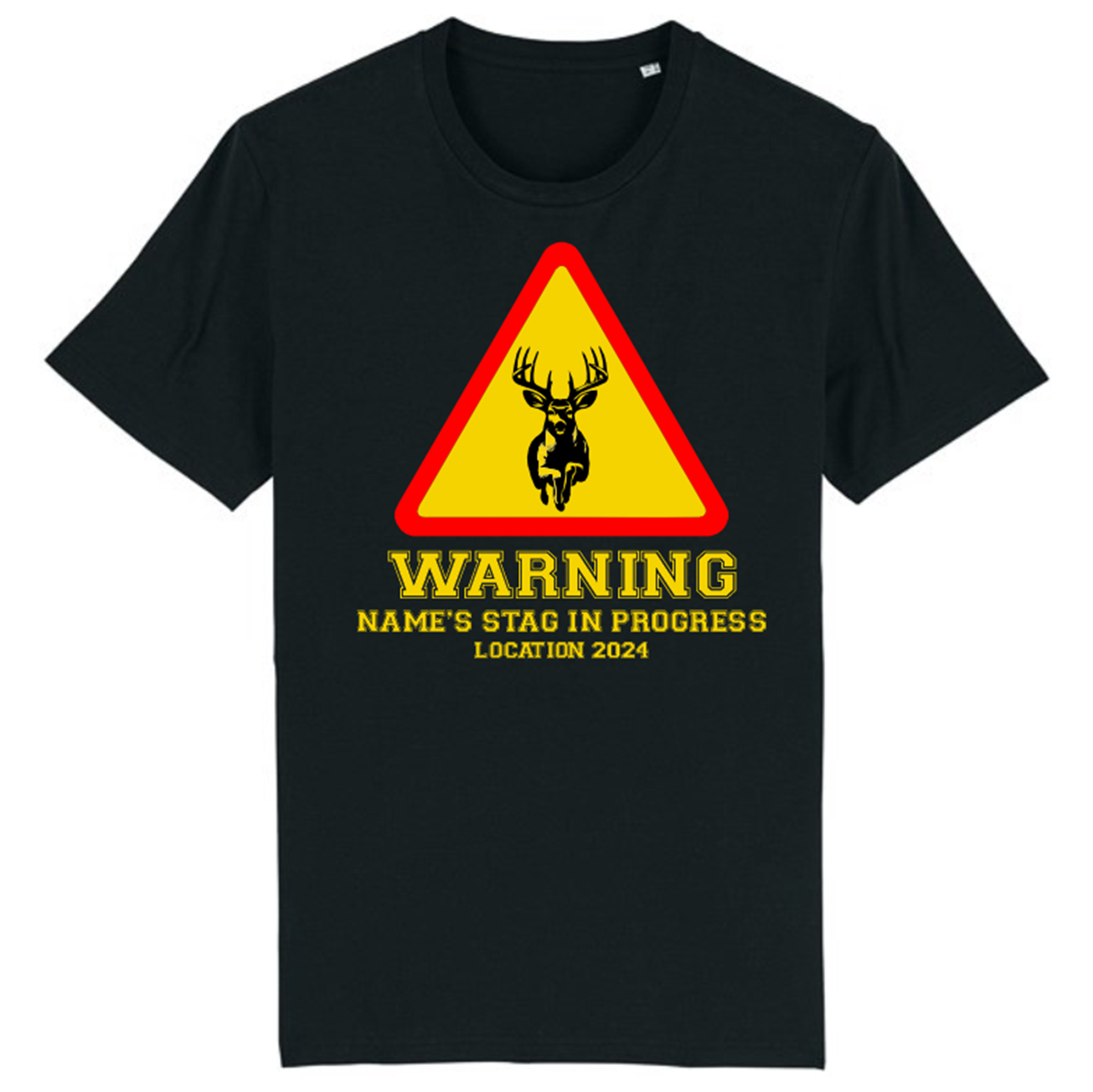 Warning Stag Do T-Shirt 2025