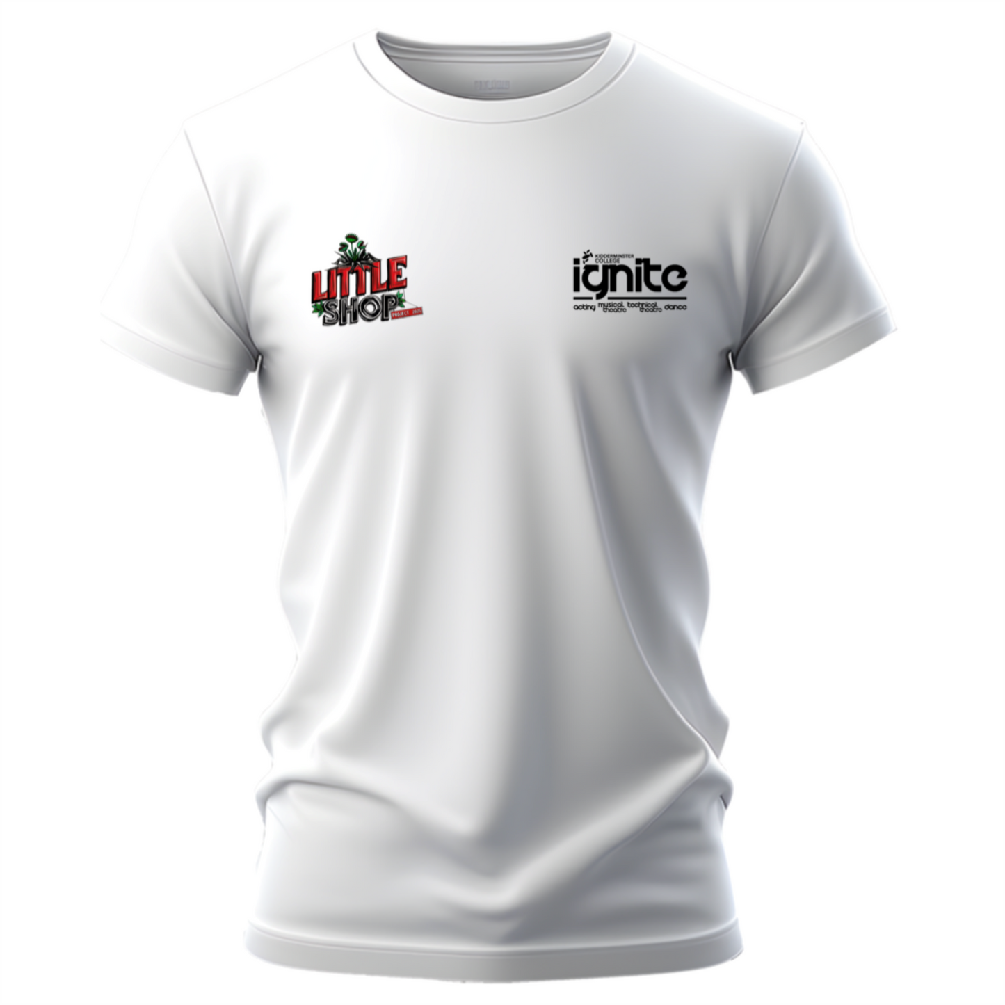 Kidderminster College - Ignite A.M.T Little Shop - White T-Shirt