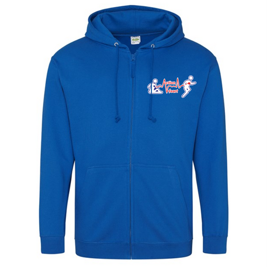 Action Heart Running Club Zipped Hoodie