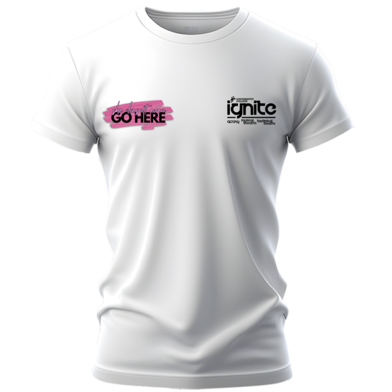 Kidderminster College - Ignite A.M.T Mean Girls - White T-Shirt