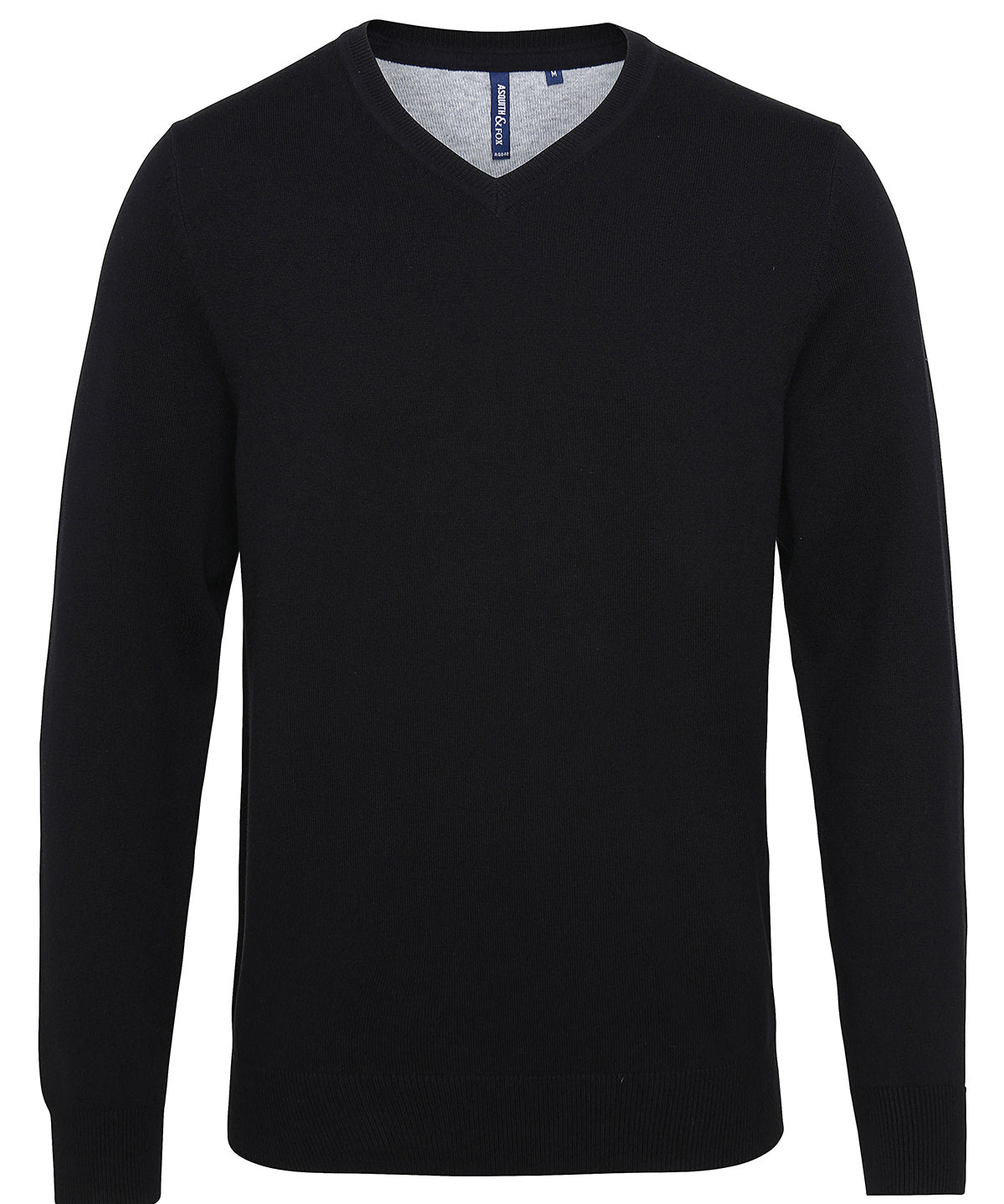 Black v neck hot sale sweater mens outfit