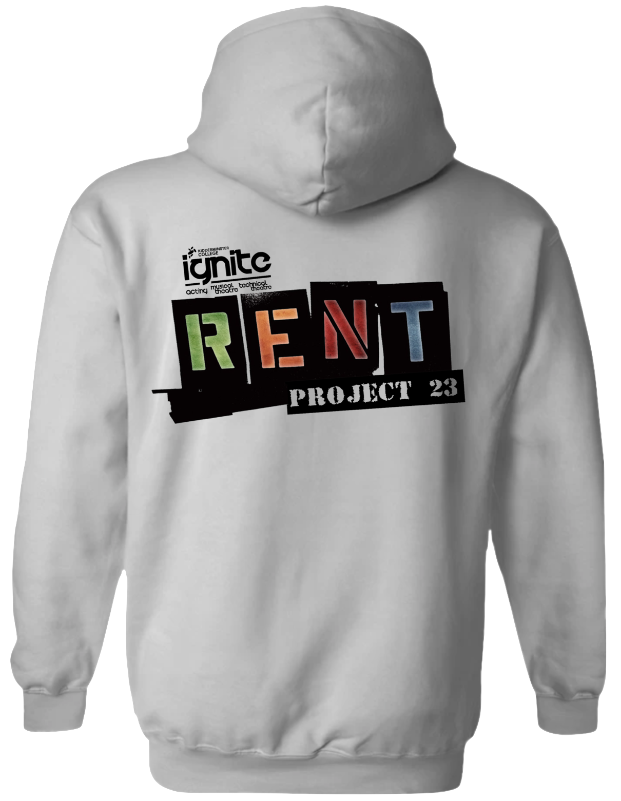 Kidderminster College - Rent Project 2023 Hoodie (Heather Grey)