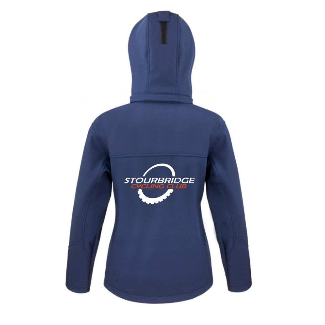 SCC Ladies Navy Soft Shell Coat