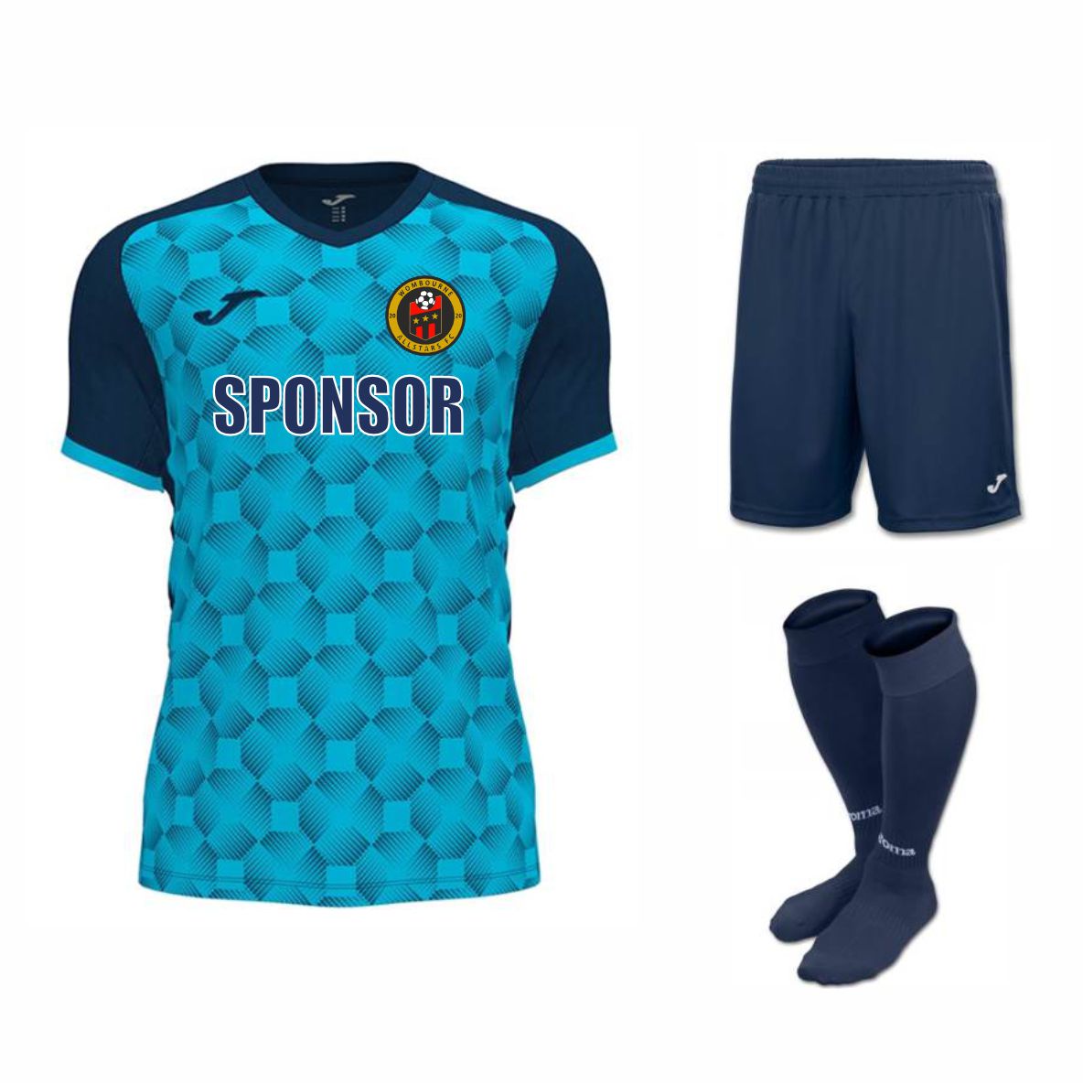 Wombourne All Stars Full Away Kit