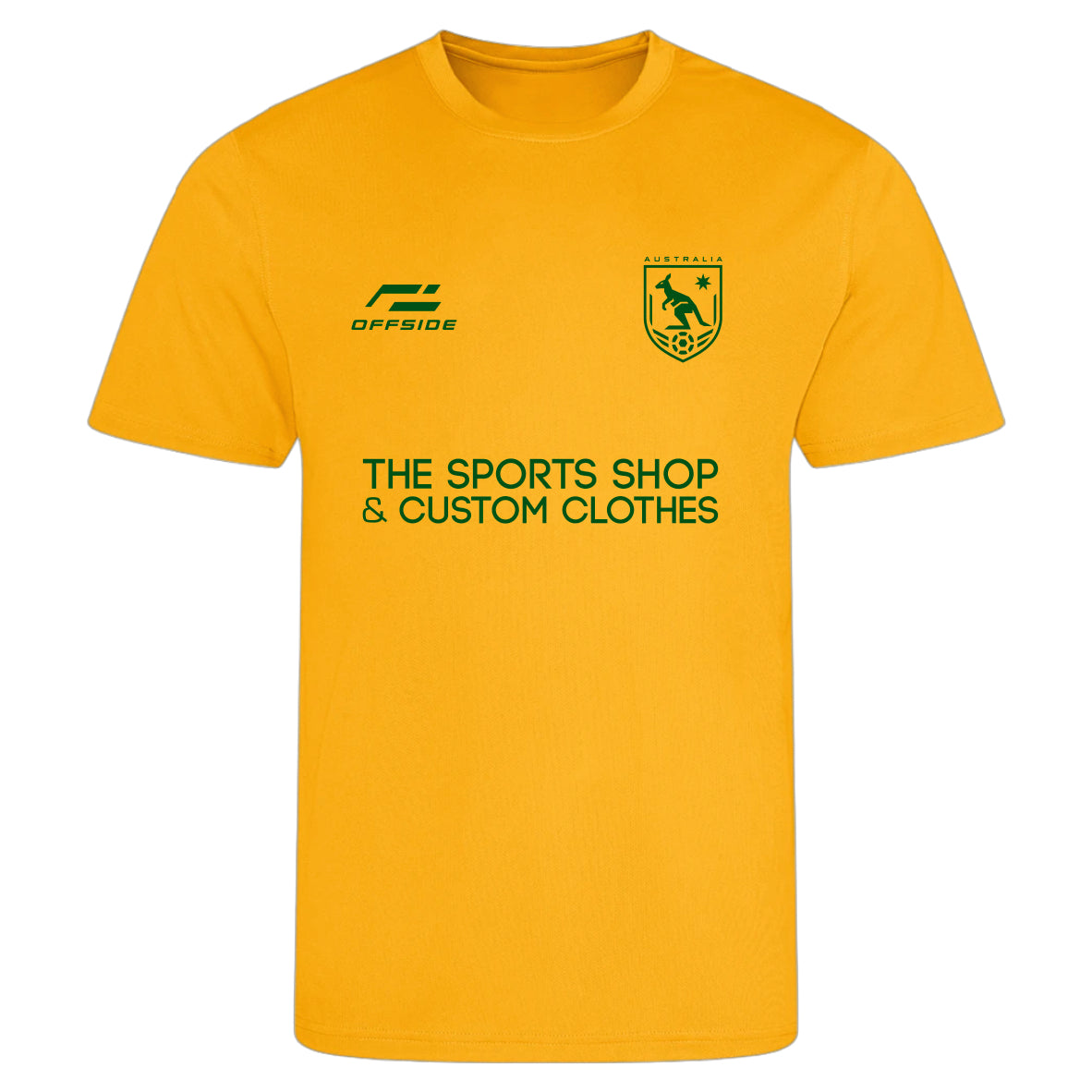 Australia World Cup Supporter T-Shirt – Personalised Name & Number Included