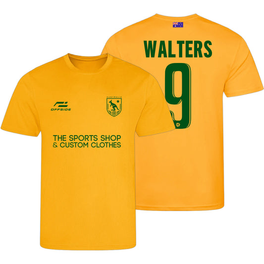 Australia World Cup Supporter T-Shirt – Personalised Name & Number Included