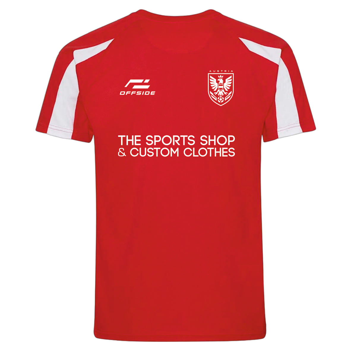 Austria World Cup Supporter T-Shirt – Personalised Name & Number Included