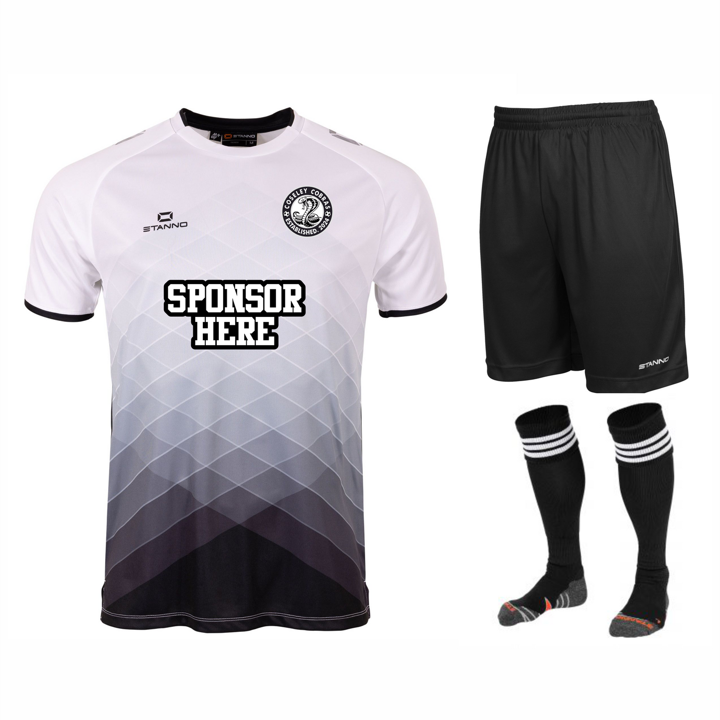 Coseley Cobras FC Away Kit - Junior