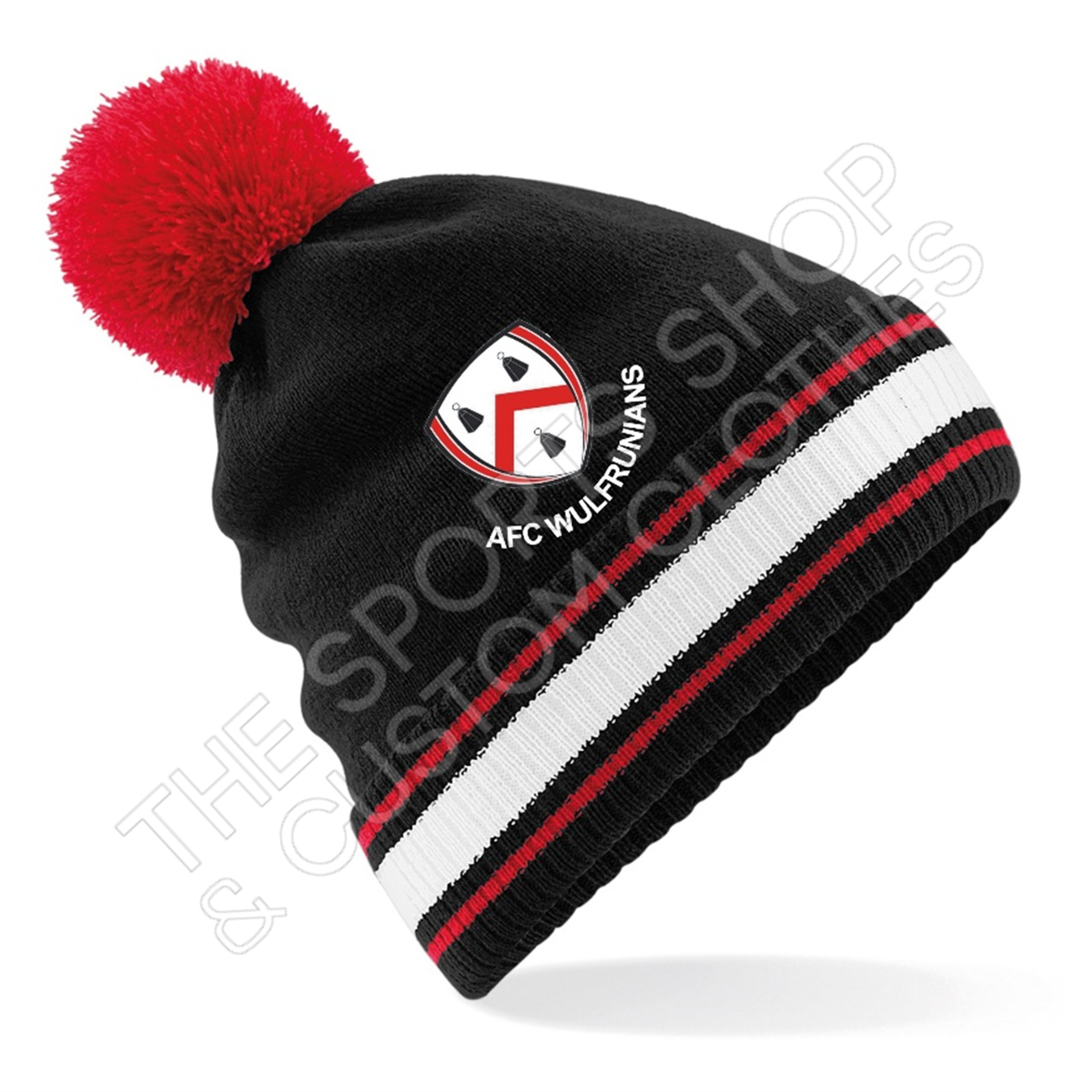 AFC Wulfrunians - Black Bobble Hat