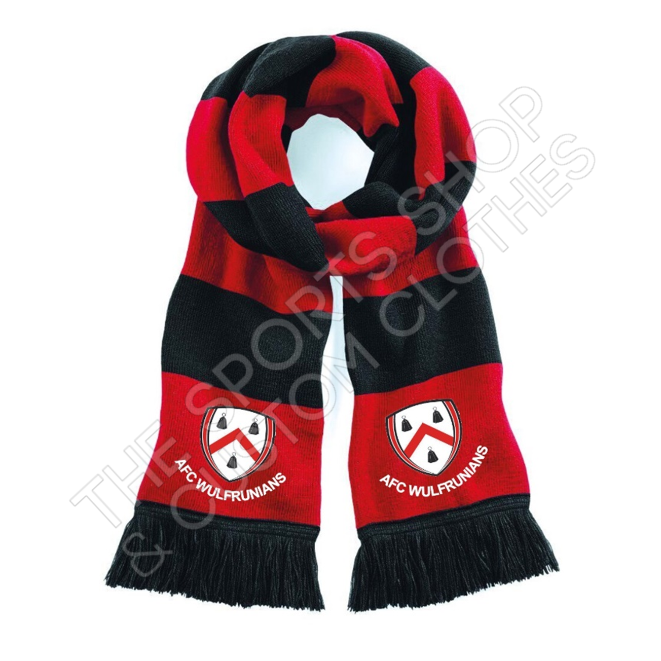 AFC Wulfrunians - Red/Black Supporters Scarf