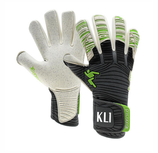 Custom Goalkeeper Gloves Grey/Green/White