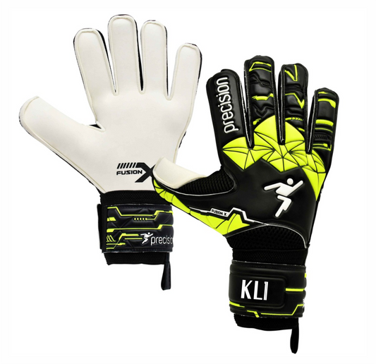 Custom Goalkeeper Gloves Black/Fluo Yellow