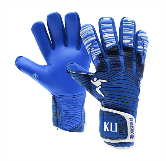 Custom Goalkeeper Gloves Blue/White