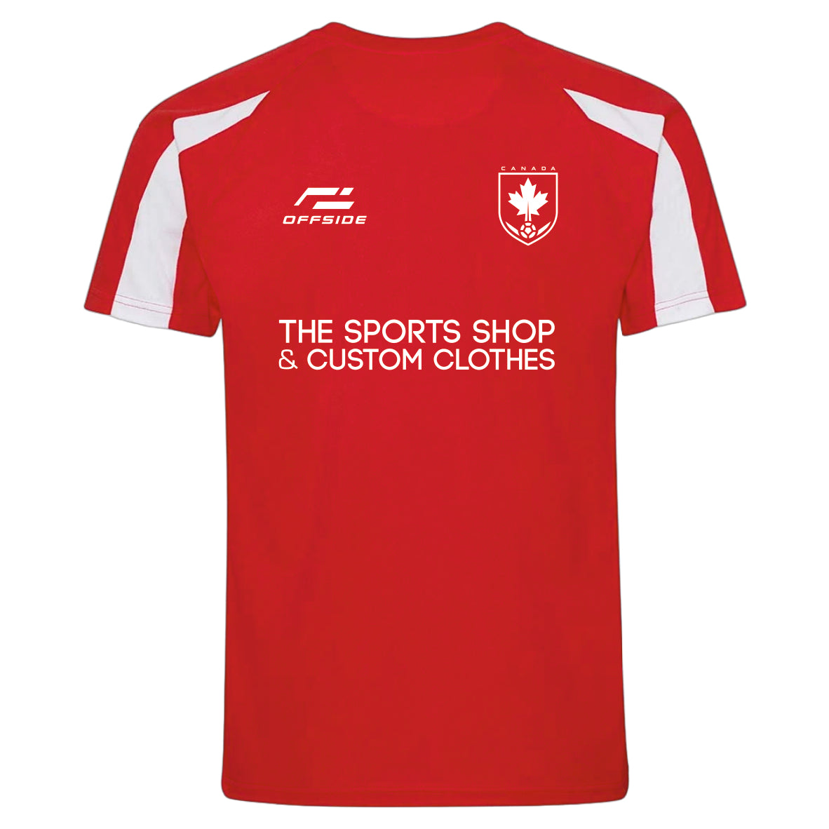 Canada World Cup Supporter T-Shirt – Personalised Name & Number Included