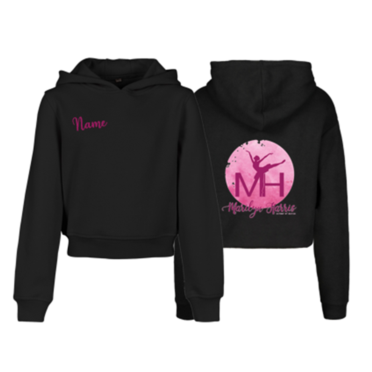 Marilyn Harris School Of Dance Crop Hoodie