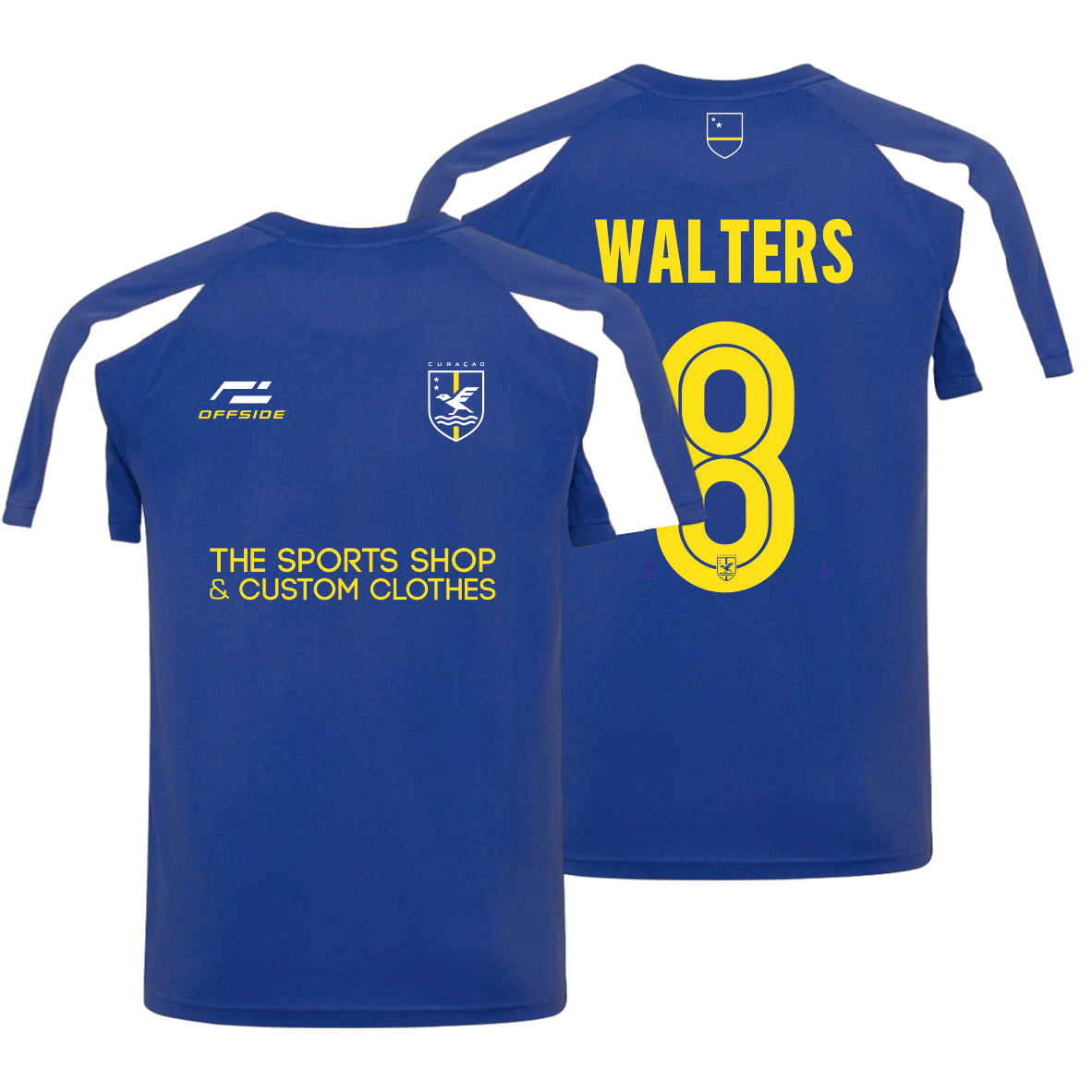 Curacao World Cup Supporter T-Shirt – Personalised Name & Number Included