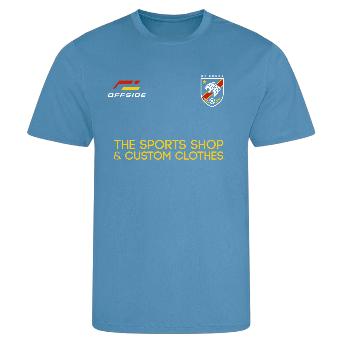 DR Congo World Cup Supporter T-Shirt – Personalised Name & Number Included