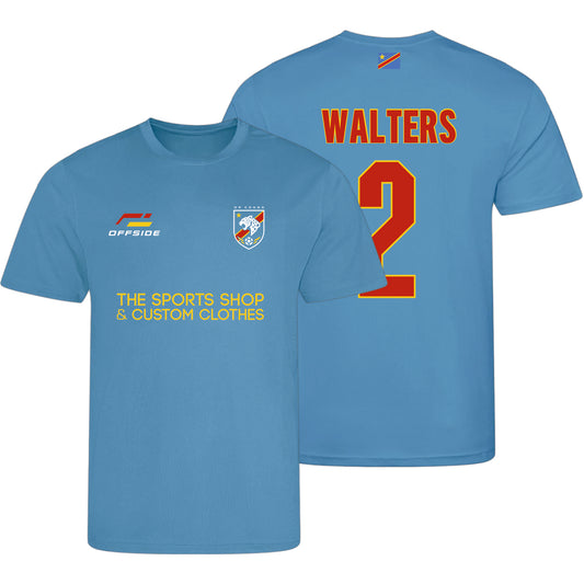 DR Congo World Cup Supporter T-Shirt – Personalised Name & Number Included