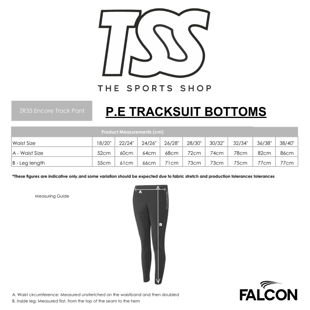 P.E Tracksuit Bottoms - Black