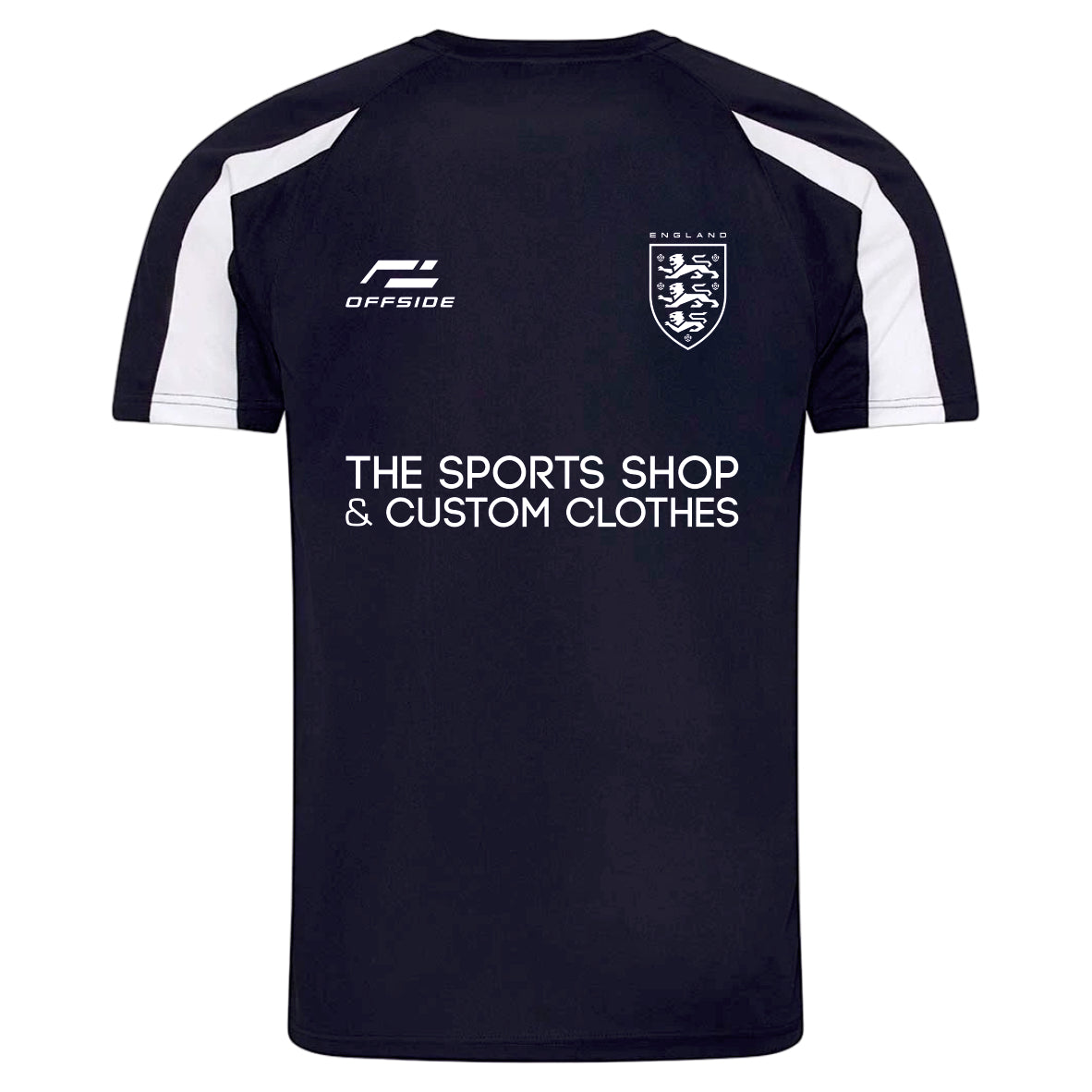 England (Training) World Cup Supporter T-Shirt – Personalised Name & Number Included