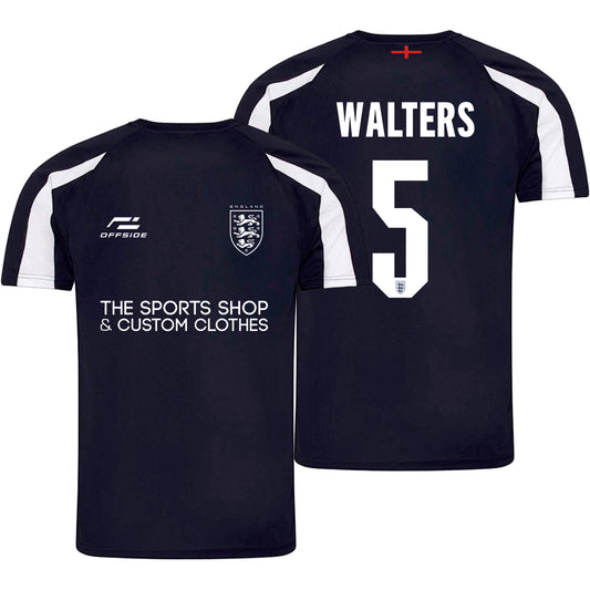 England (Training) World Cup Supporter T-Shirt – Personalised Name & Number Included