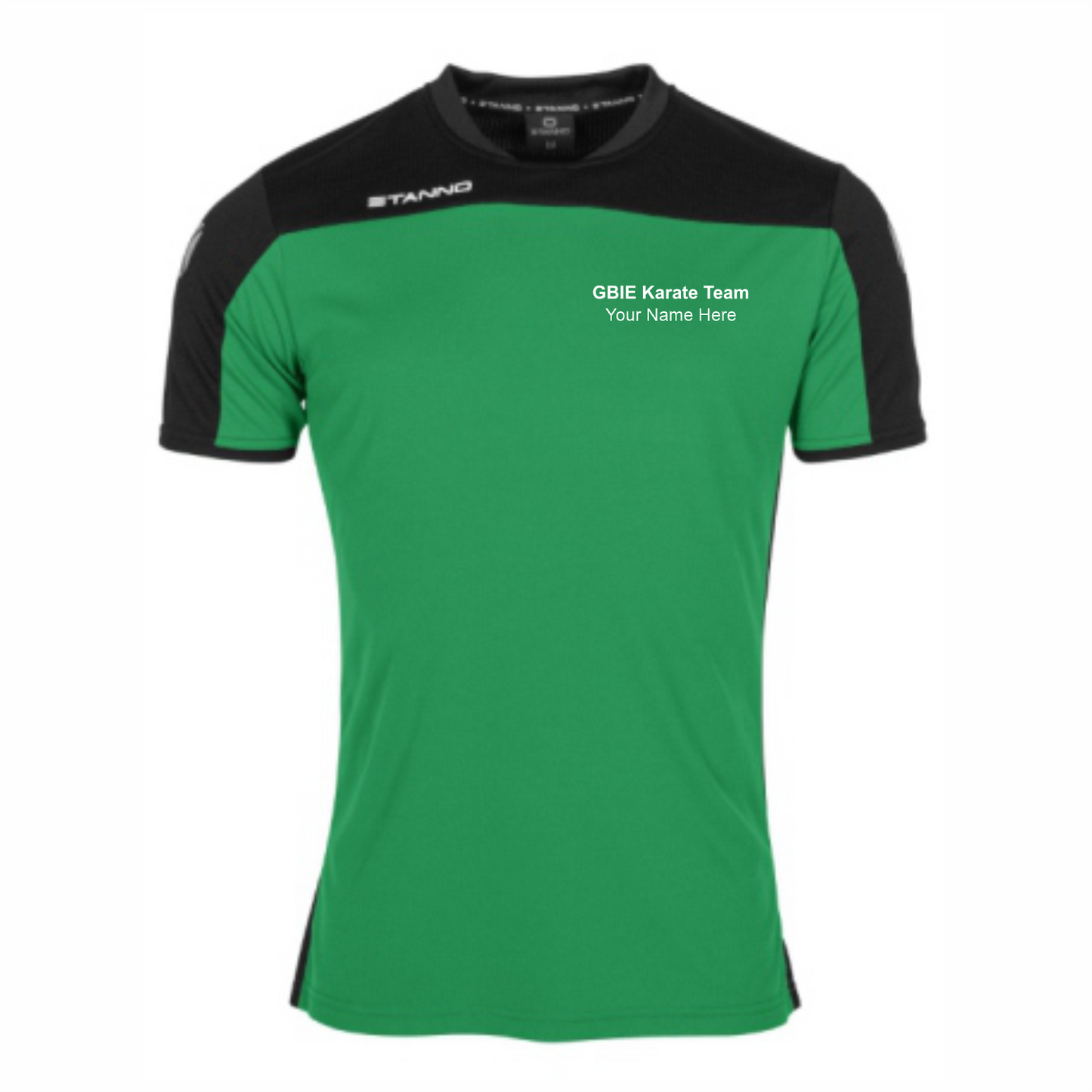 GBIE Karate Team - Green/Black T-Shirt