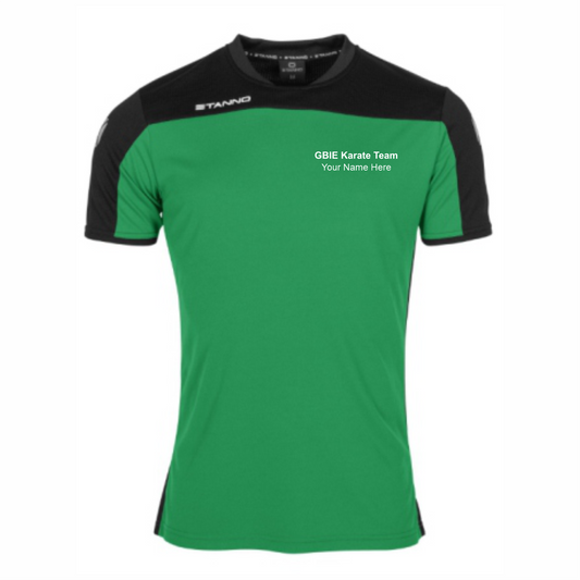GBIE Karate Team - Green/Black T-Shirt