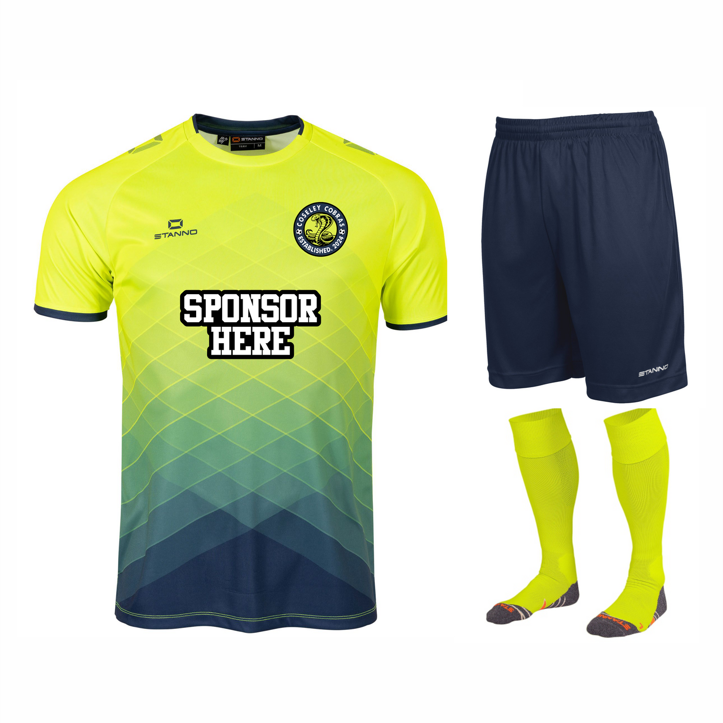 Coseley Cobras FC Home Kit - Senior