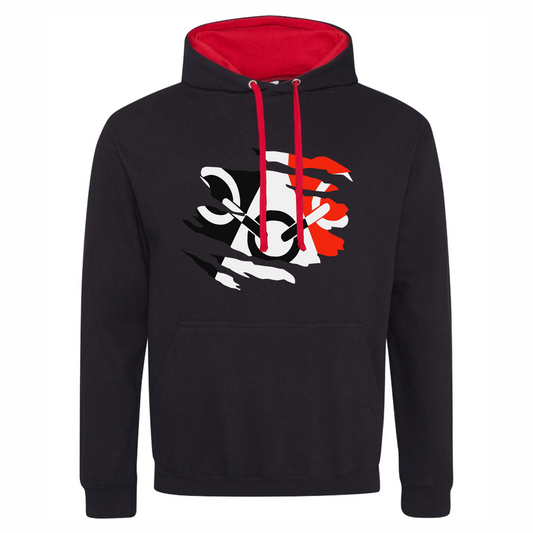 Black Country Hoodie Black/Red
