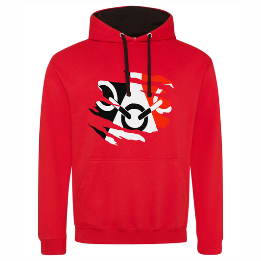 Black Country Hoodie Red/Black