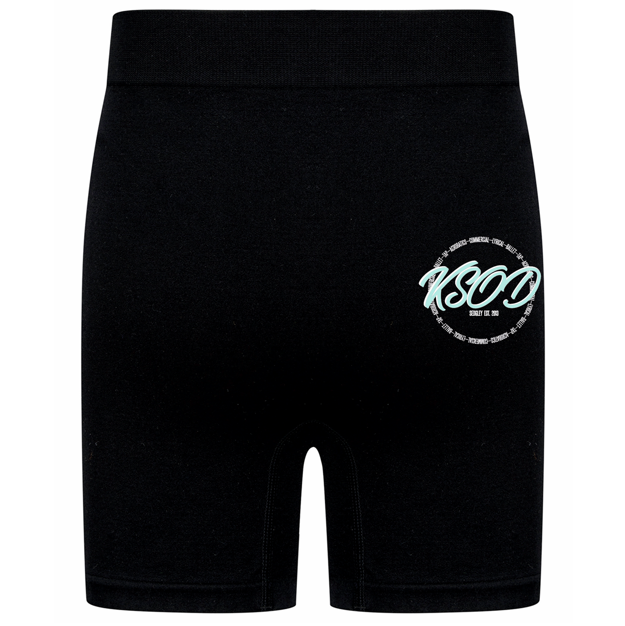 KSOD - Junior Fitted Stretch Shorts - Black [TL309]