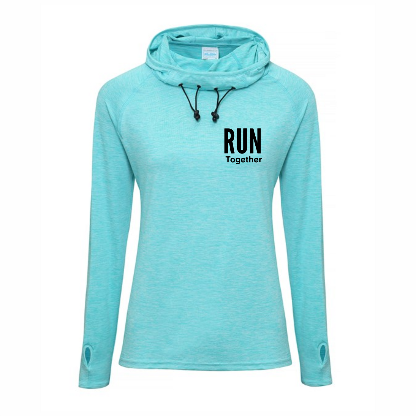 Run Together Women's Cowl Neck Top