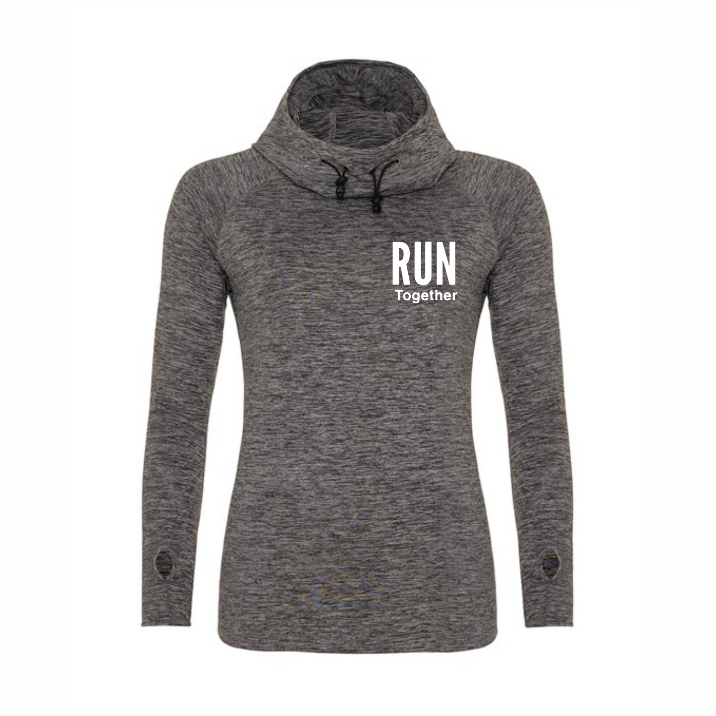 Run Together Women's Cowl Neck Top